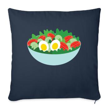 Salade - Housse de coussin décorative 45 x 45 cm - bleu marine - Devant