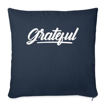 Christian Proverbs - Sofa pillowcase 17,3'' x 17,3'' (45 x 45 cm) - navy - Front