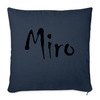 miro - Sofakissenbezug 45 x 45 cm - Navy - Vorne