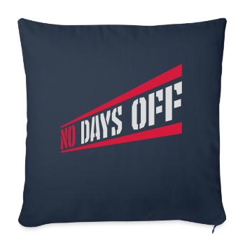 pas de jours de congé devis - Housse de coussin décorative 45 x 45 cm - bleu marine - Devant