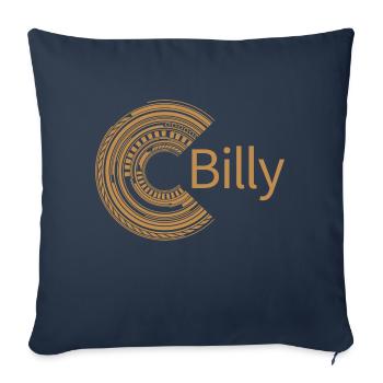 For Billy - Sofa pillowcase 17,3'' x 17,3'' (45 x 45 cm) - navy - Front