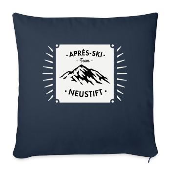 Après-Ski Neustift - Sofa pillowcase 17,3'' x 17,3'' (45 x 45 cm) - navy - Front
