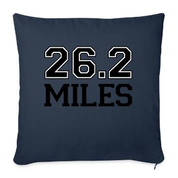 Marathon - Housse de coussin décorative 45 x 45 cm - bleu marine - Devant
