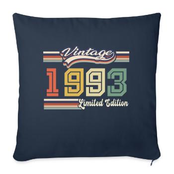 1993-Geburtstagsgeschenk. Fantastisch seit 1993 - Sofakissenbezug 45 x 45 cm - Navy - Vorne