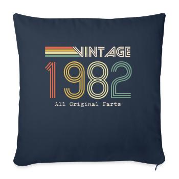 Episch & Legendär Geboren 1982: 42. Geburtstag - Sofakissenbezug 45 x 45 cm - Navy - Vorne