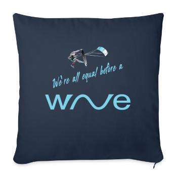 Surfer - Housse de coussin décorative 45 x 45 cm - bleu marine - Devant
