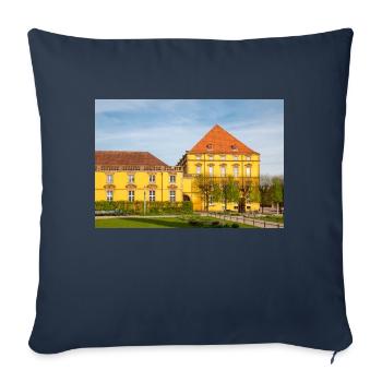 Castle of Osnabrück (Schloss Osnabrück) Osnabrück - Sofa pillowcase 17,3'' x 17,3'' (45 x 45 cm) - navy - Front