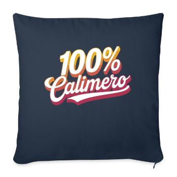100% Calimero - Housse de coussin décorative 45 x 45 cm - bleu marine - Devant