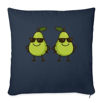 birne comic cool 2 - Sofakissenbezug 45 x 45 cm - Navy - Vorne