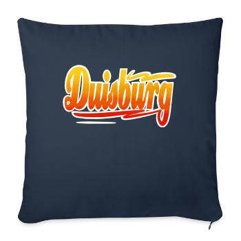 Duisburg - Sofa pillowcase 17,3'' x 17,3'' (45 x 45 cm) - navy - Front