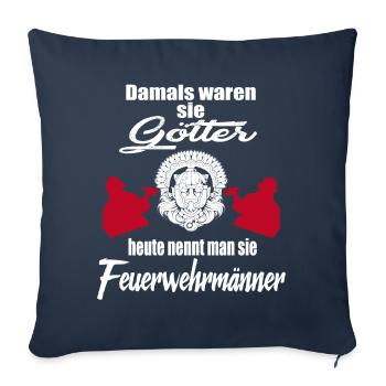 fireman - Sofa pillowcase 17,3'' x 17,3'' (45 x 45 cm) - navy - Front