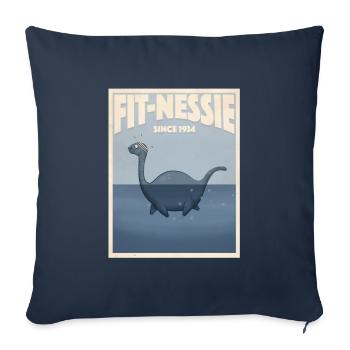 FIT-NESSIE - Sofakissenbezug 45 x 45 cm - Navy - Vorne