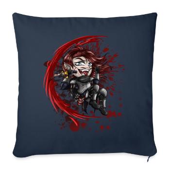 Little Killer - Sofa pillowcase 17,3'' x 17,3'' (45 x 45 cm) - navy - Front