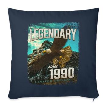 Legendär seit 1990 - Sofakissenbezug 45 x 45 cm - Navy - Vorne