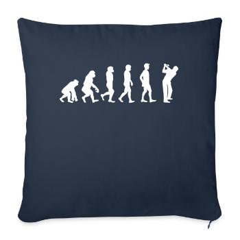 Evolution Golf - Sofa pillowcase 17,3'' x 17,3'' (45 x 45 cm) - navy - Front
