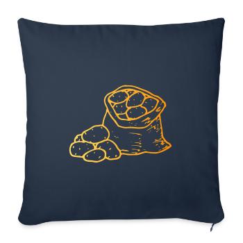 kartoffel sack - Sofakissenbezug 45 x 45 cm - Navy - Vorne