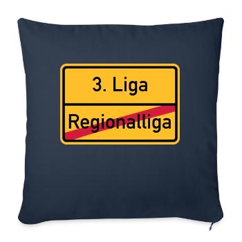 3. Liga - Sofakissenbezug 45 x 45 cm - Navy - Vorne