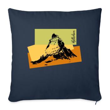 Matterhorn - Sofakissenbezug 45 x 45 cm - Navy - Vorne