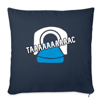 CT taaaaac - Sofa pillowcase 17,3'' x 17,3'' (45 x 45 cm) - navy - Front