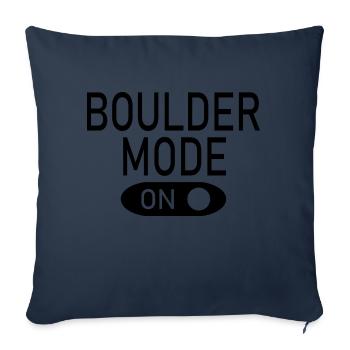 Bouldering Climbing Climbing - Sofa pillowcase 17,3'' x 17,3'' (45 x 45 cm) - navy - Front