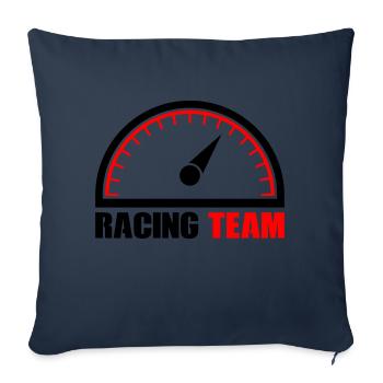 Tacho Racing Team - Sofakissenbezug 45 x 45 cm - Navy - Vorne