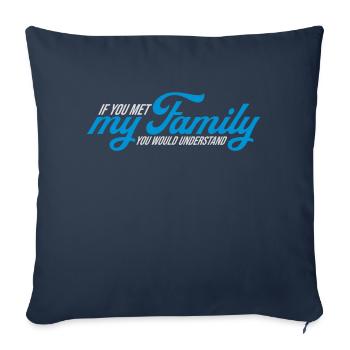 you would understand Zitat - Sofakissenbezug 45 x 45 cm - Navy - Vorne