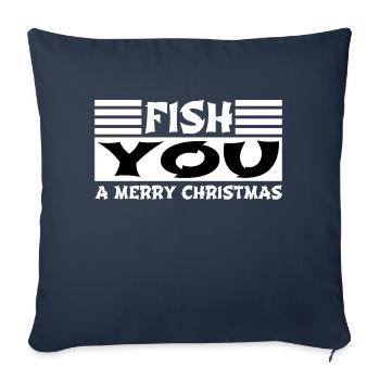 Aventure Dinosaures Barbe Gang Dictons - Housse de coussin décorative 45 x 45 cm - bleu marine - Devant
