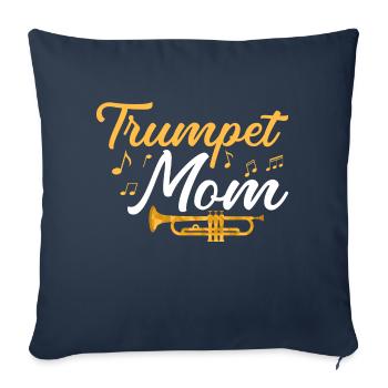 Trumpet Mom Player Mother Trumpeter - Sofakissenbezug 45 x 45 cm - Navy - Vorne