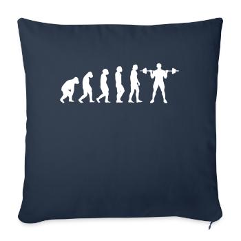 Fitness Sports Bodybuilding Athletes Fitness Sports - Sofa pillowcase 17,3'' x 17,3'' (45 x 45 cm) - navy - Front