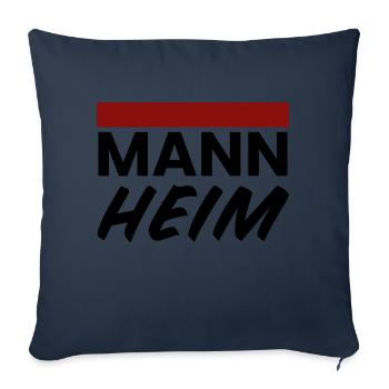 Mannheim Monnem - Sofa pillowcase 17,3'' x 17,3'' (45 x 45 cm) - navy - Front