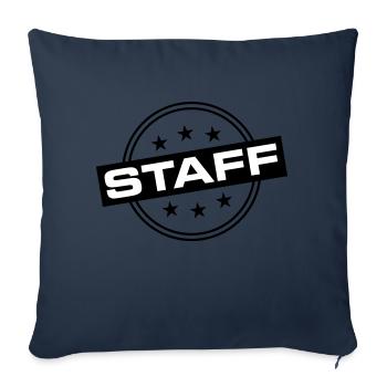 Personnel - Housse de coussin décorative 45 x 45 cm - bleu marine - Devant