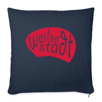 Weil der Stadt - Sofakissenbezug 45 x 45 cm - Navy - Vorne