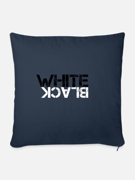 white black - Sofakissenbezug 45 x 45 cm - Navy
