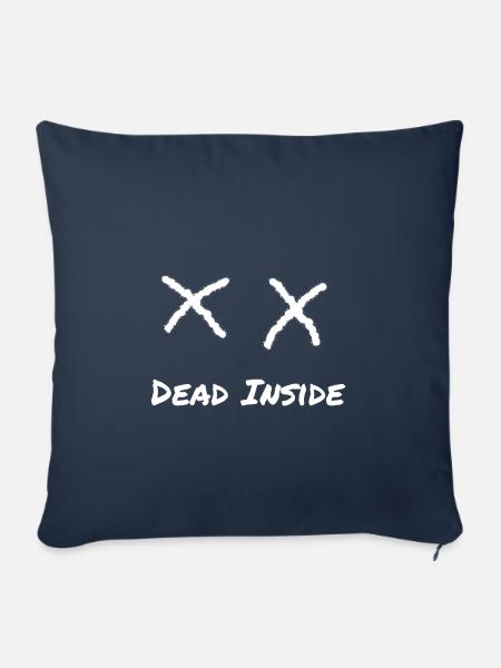 Dead Inside Trauriges XXXTENTACION - Sofakissenbezug 45 x 45 cm - Navy