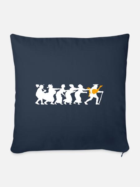 Die Goldene Gans - Sofakissenbezug 45 x 45 cm - Navy