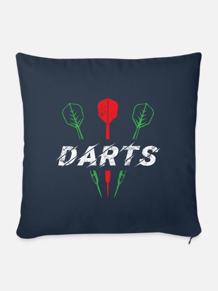 Dart dartpfeile - Sofakissenbezug 45 x 45 cm - Navy