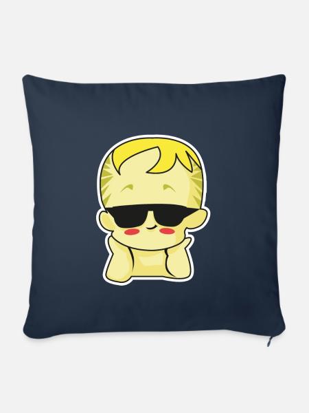 baby sunglasses blond - Sofakissenbezug 45 x 45 cm - Navy