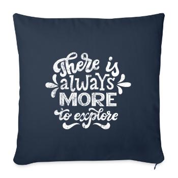 Travel Travel Explore Award - Sofa pillowcase 17,3'' x 17,3'' (45 x 45 cm) - navy - Front