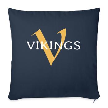 Vikings - Sofakissenbezug 45 x 45 cm - Navy - Vorne