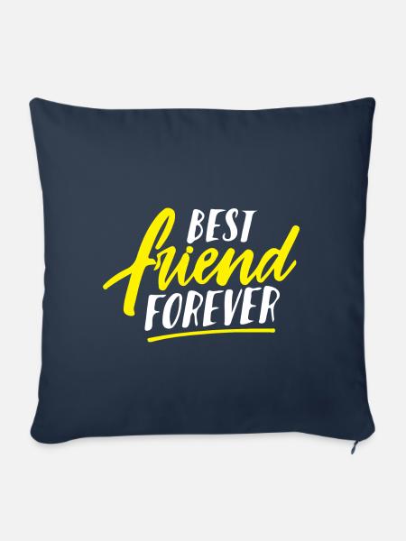 Bester freund für immer - Sofakissenbezug 45 x 45 cm - Navy