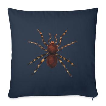 Araignée Insecte Dégoûtant Poisonous Idée Cadeau - Housse de coussin décorative 45 x 45 cm - bleu marine - Devant