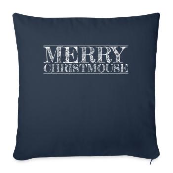 anniversaire animal tshirt animal blagues - Housse de coussin décorative 45 x 45 cm - bleu marine - Devant