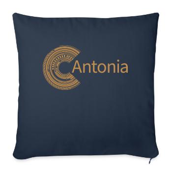 For Antonia - Sofa pillowcase 17,3'' x 17,3'' (45 x 45 cm) - navy - Front
