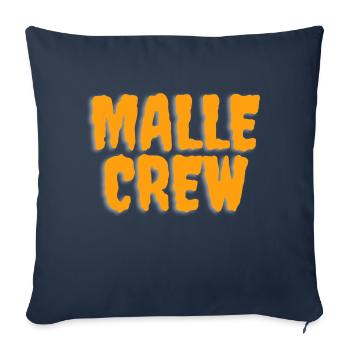 Malle Crew - Sofa pillowcase 17,3'' x 17,3'' (45 x 45 cm) - navy - Front