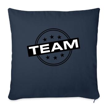 Team - Sofakissenbezug 45 x 45 cm - Navy - Vorne