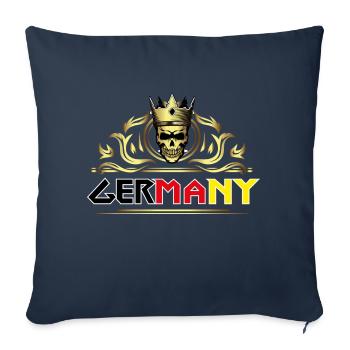United Kingdom - Sofa pillowcase 17,3'' x 17,3'' (45 x 45 cm) - navy - Front