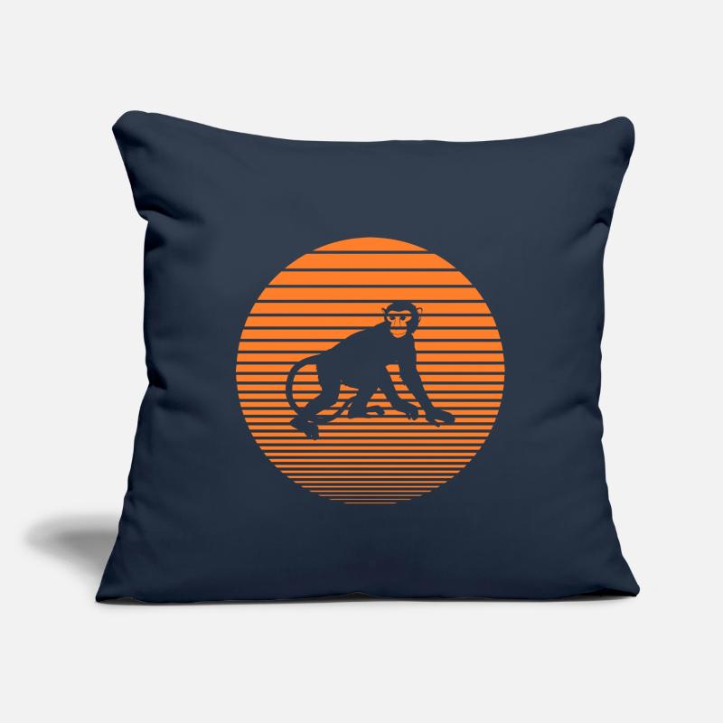 singe Housse de coussin décorative 45 x 45 cm