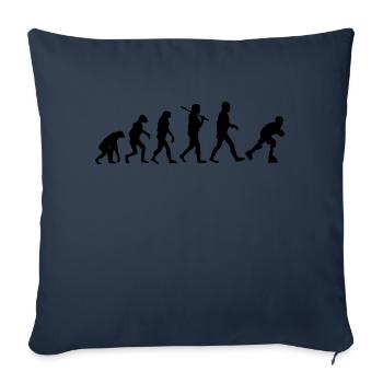 evolution rollerblades - Sofa pillowcase 17,3'' x 17,3'' (45 x 45 cm) - navy - Front