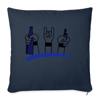 Festival - Sofakissenbezug 45 x 45 cm - Navy - Vorne