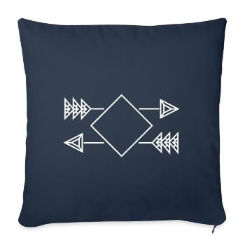 Arrows Arrows Hipster Indians Vintage - Sofa pillowcase 17,3'' x 17,3'' (45 x 45 cm) - navy - Front